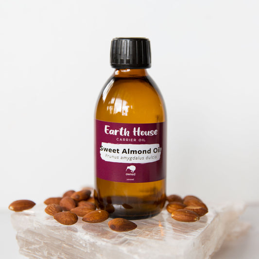 Bottle of Earth House NZ Sweet Almond Oil